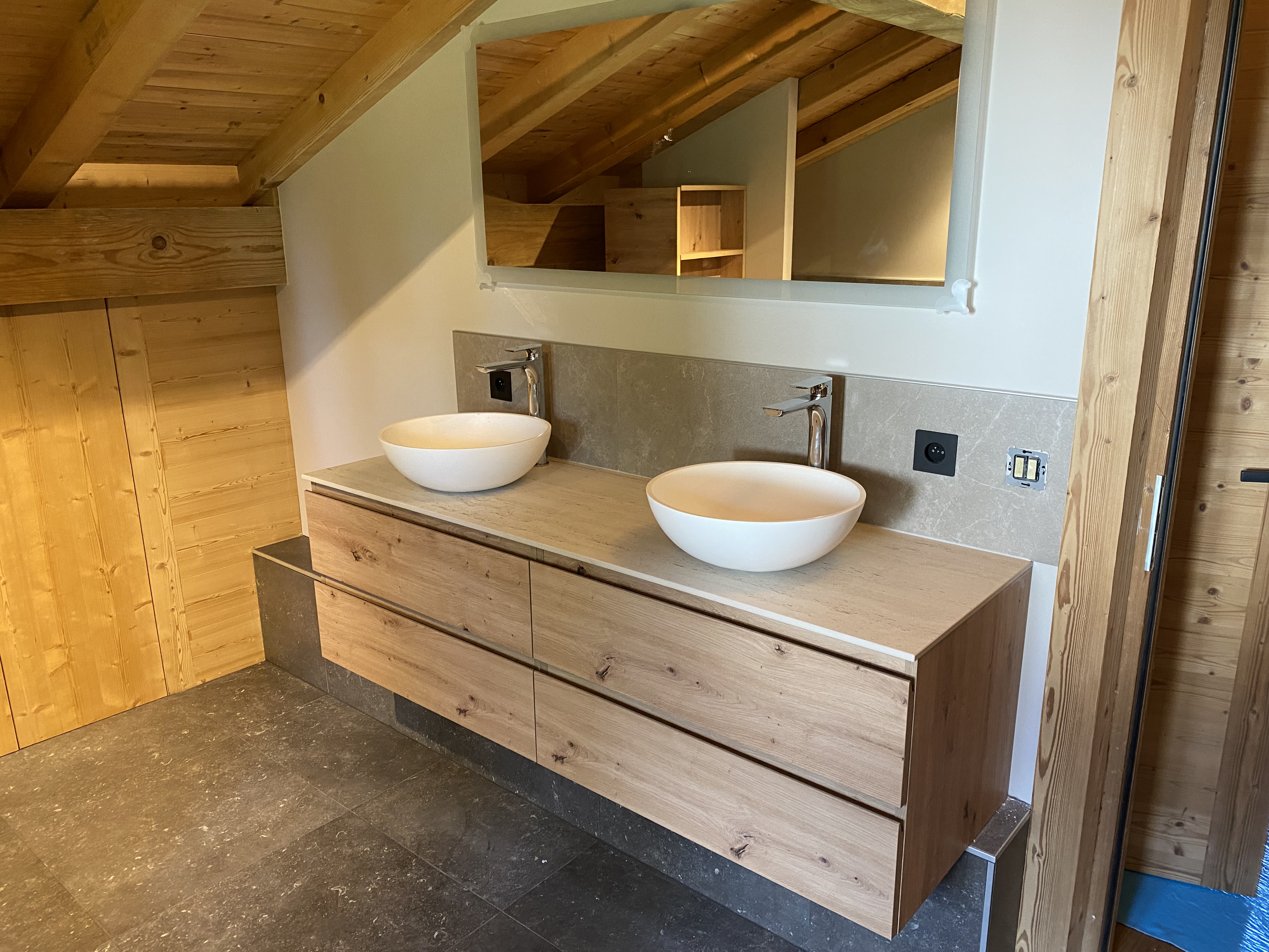 Double vasque, chalet en Savoie